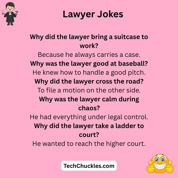 One Liner Lawyer Jokes