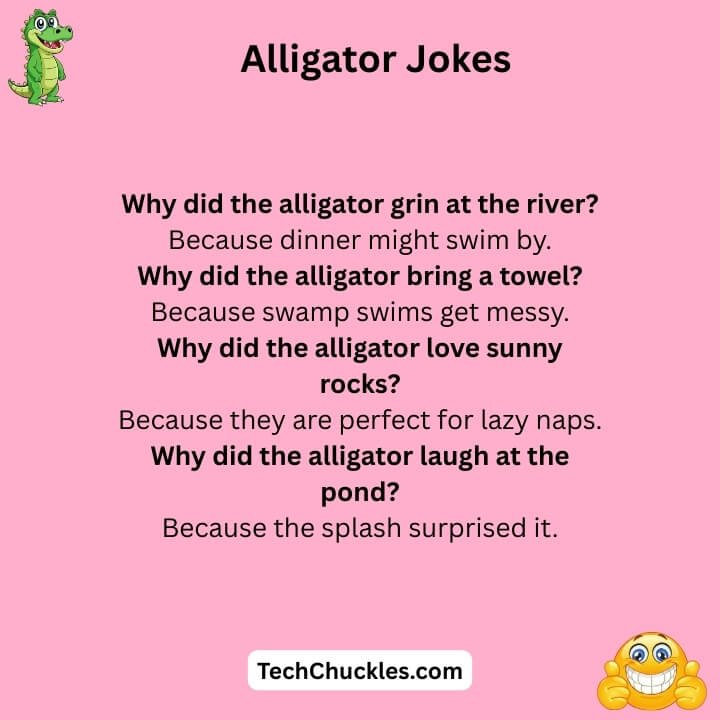 Short Alligator Jokes One Liners