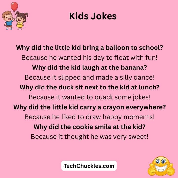 Jokes For 5 Year Olds