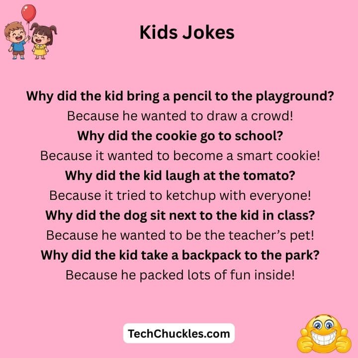 Jokes For 6 7 Year Olds
