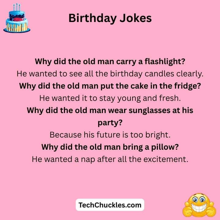 Birthday Jokes Old Man